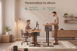 Escritorio Elevable Pampa Stand (con cajonera) - Woodabu