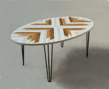 Mesa de comedor ovalada Nordic Light - Woodabu