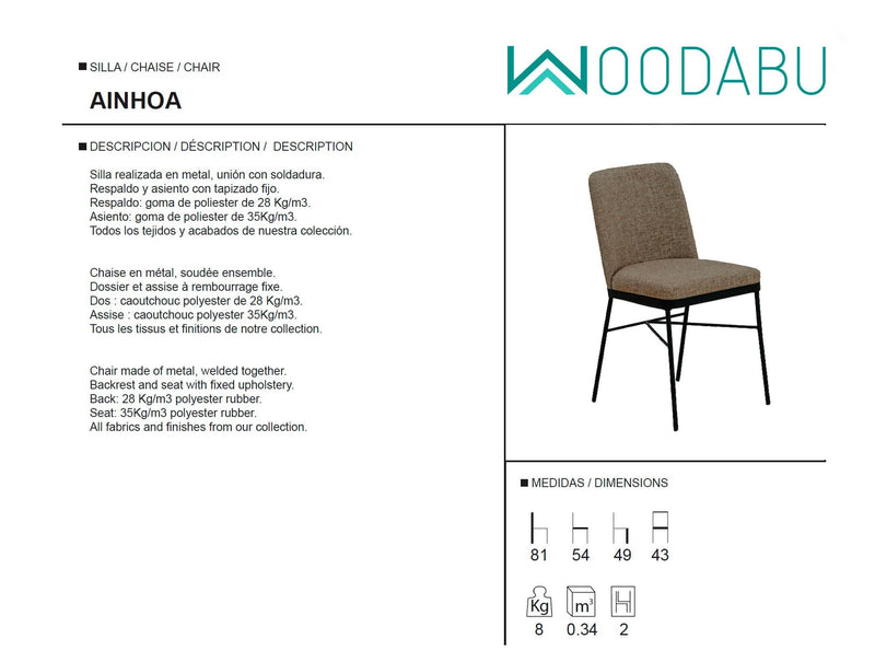 Silla Ainhoa - Woodabu