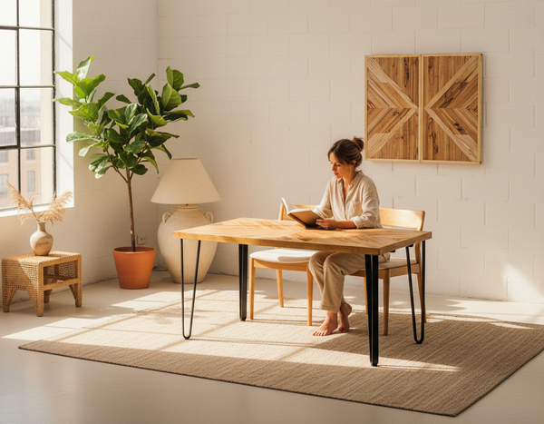 Mesas de comedor de madera